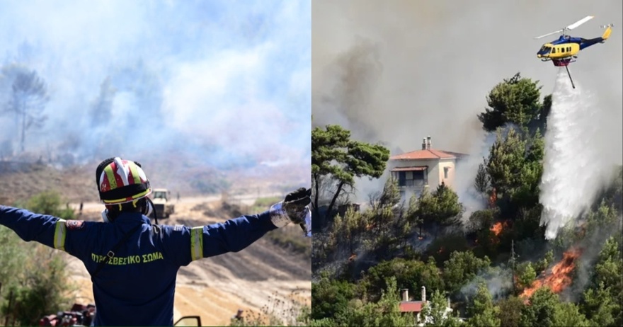 Σοβαρή καταγγελία κατοίκου: «Τα πυροσβεστικά ήταν έξω από τις βίλες στον Βαρνάβα»