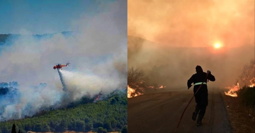 Έκτακτο: Αναζωπυρώθηκε η φωτιά στο Ρέθυμνο – Ηχεί ξανά το 112 – Σε κίνδυνο 3 περιοχές